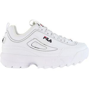 Fila Disruptor Kids White Leather Trainers - Kids Trainers Fila Disruptor Kids White Leather Trainers - Kids Trainers