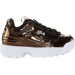 Fila Disruptor F Low Womens Multicoloured Trainers - Gold - Size Uk 3 Fila Disruptor F Low Womens Multicoloured Trainers - Gold - Size Uk 3