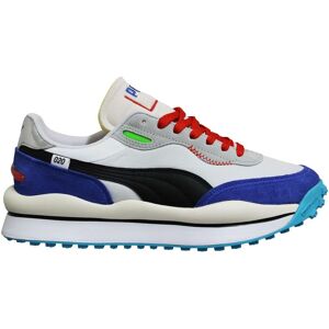 Puma Style Rider Ride On Multi Leather Lace Up Casual Mens Trainers 372839 01 - White - Size Uk 3 Puma Style Rider Ride On Multi Leather Lace Up Casual Mens Trainers 372839 01 - White - Size Uk 3