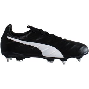 Puma King Platinum 21 MxSG Black Leather Mens Football Boots - Football Boots Puma King Platinum 21 MxSG Black Leather Mens Football Boots - Football Boots