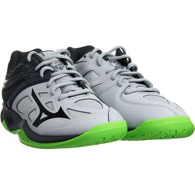 Mizuno Childrens Unisex Lightning Star Z5 Kids Grey Handball Shoes - Size Uk 2 Mizuno Childrens Unisex Lightning Star Z5 Kids Grey Handball Shoes - Size Uk 2