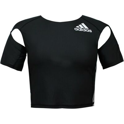 Adidas Sprintweb Climachill Cut Out Black T-Shirt - Womens - Size Medium Adidas Sprintweb Climachill Cut Out Black T-Shirt - Womens - Size Medium