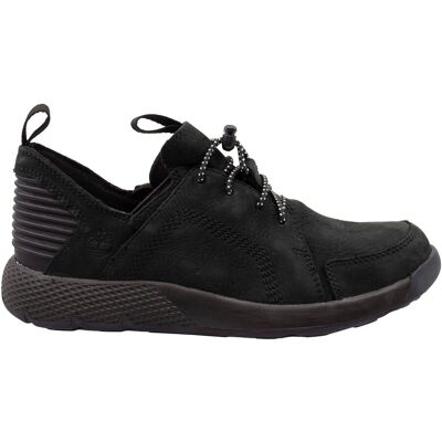 Timberland Childrens Unisex Flyroam Wedge Black Leather Low Lace Up Juniors Trainers A1j5m Leather (Archived) - Size Uk 3.5 Timberland Childrens Unisex Flyroam Wedge Black Leather Low Lace Up Juniors Trainers A1j5m Leather (Archived) - Size Uk 3.5