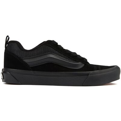 Vans Childrens Unisex Knu Skool Trainers - Black Suede - Size Uk 4 Vans Childrens Unisex Knu Skool Trainers - Black Suede - Size Uk 4