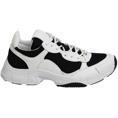 Calvin Klein Daxton Leather White/Black Trainers - Trainers Calvin Klein Daxton Leather White/Black Trainers - Trainers