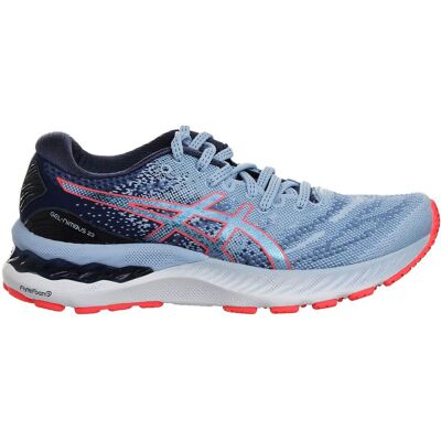 Asics Gel-Nimbus 23 Blue Running Trainers - Women Asics Gel-Nimbus 23 Blue Running Trainers - Women