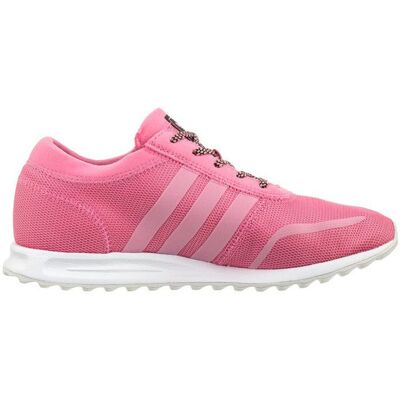 Adidas Childrens Los Angeles J Lace-Up Pink Synthetic Kids Trainers - Size UK 3.5 Adidas Childrens Los Angeles J Lace-Up Pink Synthetic Kids Trainers - Size UK 3.5