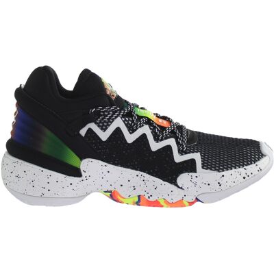 Adidas D.O.N. Issue 2 J Black Mens Trainers - Lightweight, Support, Traction Adidas D.O.N. Issue 2 J Black Mens Trainers - Lightweight, Support, Traction