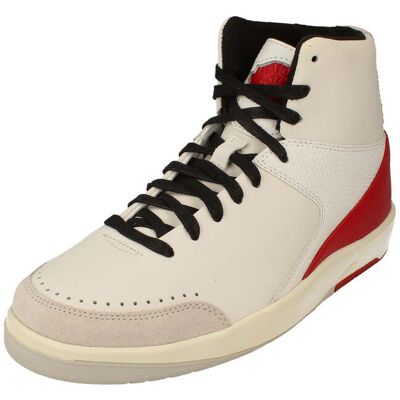 Nike Jordan 2 Low Nina Chanel Abney Red & White Sneakers - Sneakers Nike Jordan 2 Low Nina Chanel Abney Red & White Sneakers - Sneakers