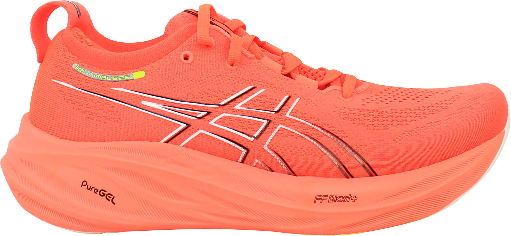 Asics Gel-Nimbus 26 Mens Red Running Shoes - Size Uk 13