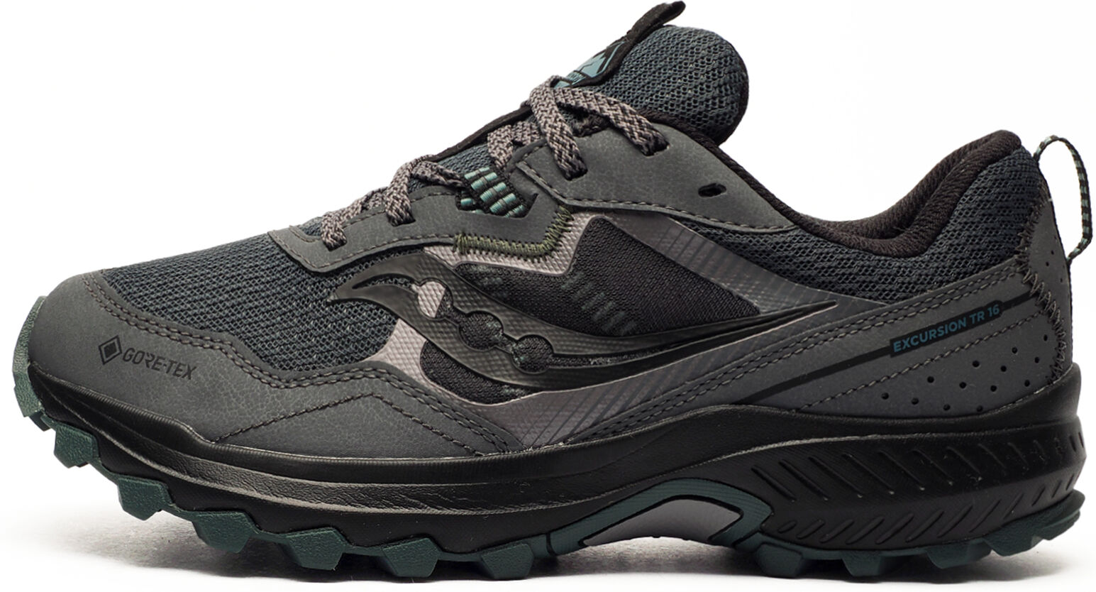 Saucony Excursion Tr16 Gtx Gore-Tex Mens Running Shoes - Grey - Size Uk 9