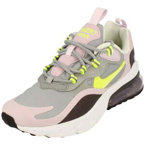 Nike Childrens Unisex Air Max 270 React Gs Bq3 Grey Trainers - Size Uk 6