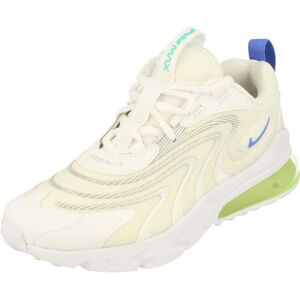 Nike Childrens Unisex Air Max 270 React Eng Gs White Trainers - Size Uk 3