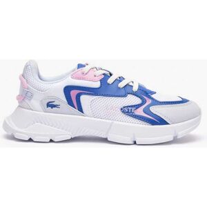 Lacoste Boys Boy'S Childrens L003 Neo Trainers In Light Blue Textile - Size Uk 11 Kids