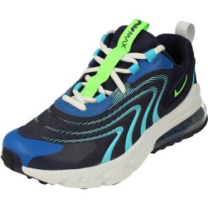 Nike Childrens Unisex Air Max 270 React Eng Gs Blue Trainers - Size Uk 5 Nike Childrens Unisex Air Max 270 React Eng Gs Blue Trainers - Size Uk 5