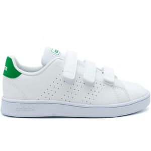 Adidas Sportswear Childrens Unisex Advantage Court Lifestyle Hook-And-Loop Shoes - White - Size Eu 31 Adidas Sportswear Childrens Unisex Advantage Court Lifestyle Hook-And-Loop Shoes - White - Size Eu 31