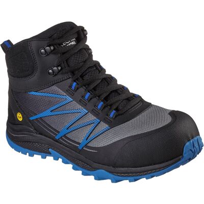 Skechers Mens Puxal Firmle Lce Up Safety Toe Work Boots - Black - Size Uk 6 Skechers Mens Puxal Firmle Lce Up Safety Toe Work Boots - Black - Size Uk 6