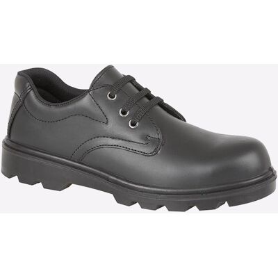 Grafters Iowa Leather Safety Shoes Mens - Black - Size Uk 7 Grafters Iowa Leather Safety Shoes Mens - Black - Size Uk 7