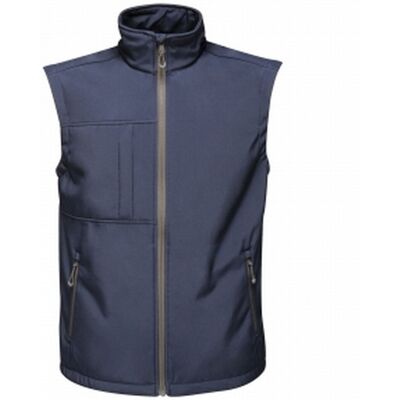 Regatta Mens Octagon 3 Layer Printable Softshell Bodywarmer - Navy - Size X-Large Regatta Mens Octagon 3 Layer Printable Softshell Bodywarmer - Navy - Size X-Large