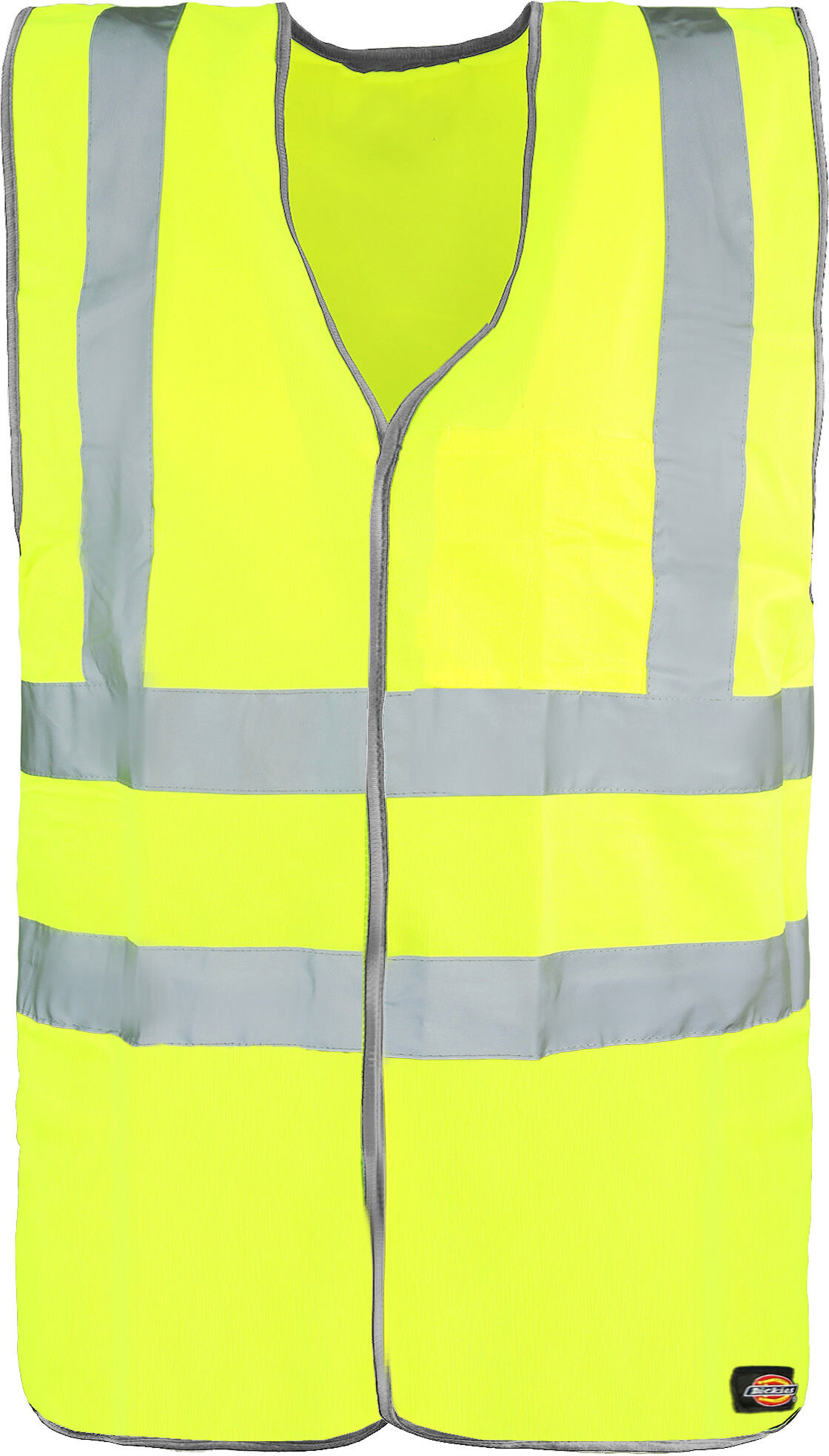 Dickies Hi-Vis Highway Safety Mens Yellow Reflective Vest - Size X-Large