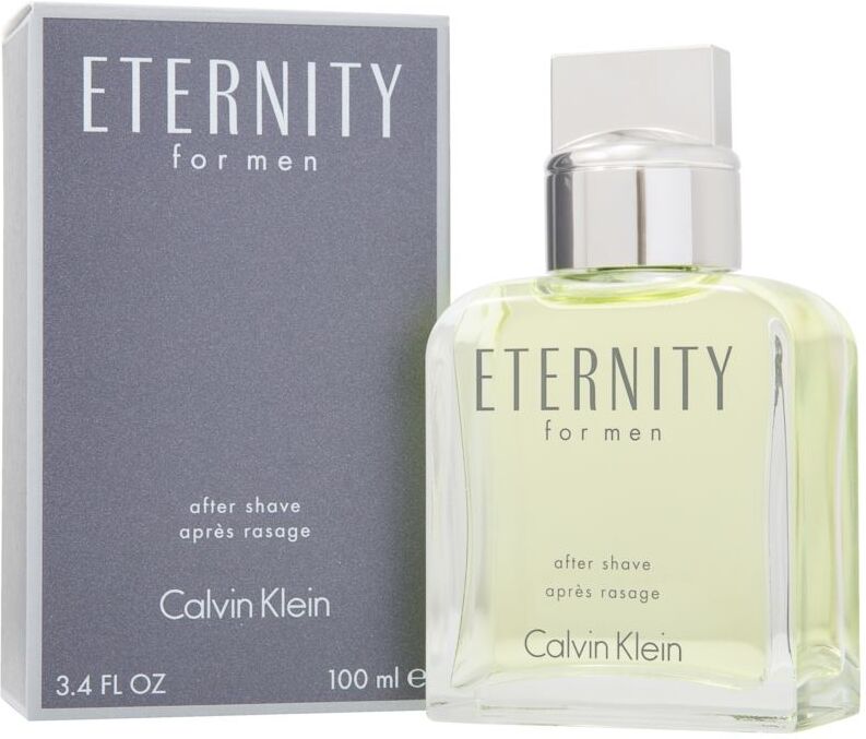 Calvin Klein Mens Eternity After Shave 100ml Splash For Him - Orange - One Size