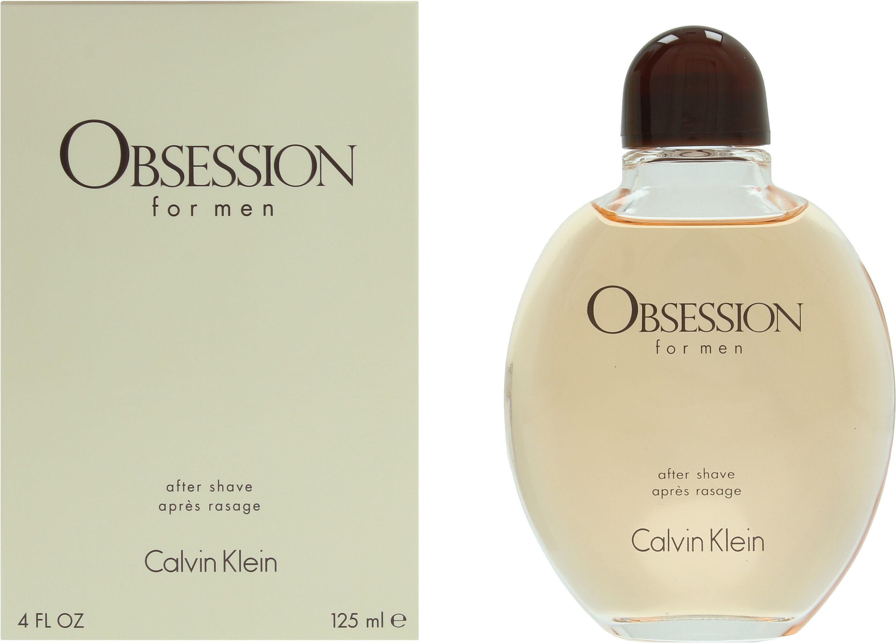 Calvin Klein Mens Obsession For Men Aftershave 125ml - One Size