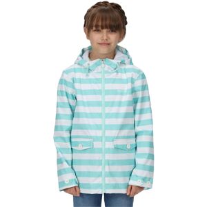Regatta Kids Waterproof Belladonna Stripe Jacket - Blue - 11-12Y Regatta Kids Waterproof Belladonna Stripe Jacket - Blue - 11-12Y