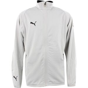 Puma Childrens Unisex Long Sleeve Zip Up Graphic Logo Light Grey Kids Track Jacket 650539 01 - Size X-Large Puma Childrens Unisex Long Sleeve Zip Up Graphic Logo Light Grey Kids Track Jacket 650539 01 - Size X-Large