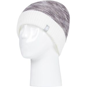 Heat Holders Womens - Ladies Thermal Knitted Beanie Hat For Winter - Cream - One Size