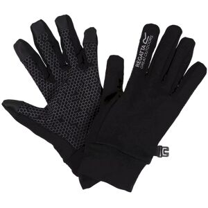 Regatta Childrens Unisex Childrens/kids Grippy Ii Lightweight Gloves (Black/dark Grey) - Size 4-5y Regatta Childrens Unisex Childrens/kids Grippy Ii Lightweight Gloves (Black/dark Grey) - Size 4-5y