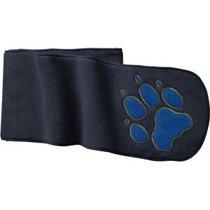 Jack Wolfskin Childrens Unisex Paw Kids Black Scarf - Blue Textile - One Size Jack Wolfskin Childrens Unisex Paw Kids Black Scarf - Blue Textile - One Size