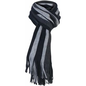 Giovanni Cassini Mens Italian Inspired Warm Knitted Striped Winter Scarf One Size - Black - One Size Giovanni Cassini Mens Italian Inspired Warm Knitted Striped Winter Scarf One Size - Black - One Size