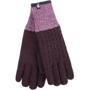 Heat Holders Womens - Ladies Thermal Gloves For Winter In Kisdon Style - Mulberry - Pink - Size Small/medium Heat Holders Womens - Ladies Thermal Gloves For Winter In Kisdon Style - Mulberry - Pink - Size Small/medium