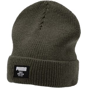 Puma Unisex Classic Mens Khaki Beanie - One Size Puma Unisex Classic Mens Khaki Beanie - One Size