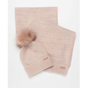 Barbour International Sparkle Womens Beanie/scarf - Pink - One Size Barbour International Sparkle Womens Beanie/scarf - Pink - One Size
