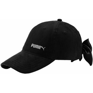 Puma Plain Womens Black Bow Cap - One Size Puma Plain Womens Black Bow Cap - One Size