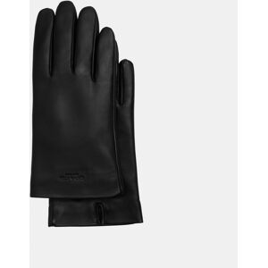 Coach Embossed Womens Leather Tech Glove - Black - Size Small Coach Embossed Womens Leather Tech Glove - Black - Size Small