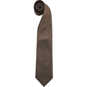Premier Mens Fashion ”colours” Work Clip On Tie (Pack Of 2) (Brown) - One Size Premier Mens Fashion ”colours” Work Clip On Tie (Pack Of 2) (Brown) - One Size