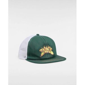 Vans Unisex Higher Place Unstructured Trucker Hat In Bistro Green Cotton - One Size Vans Unisex Higher Place Unstructured Trucker Hat In Bistro Green Cotton - One Size