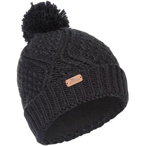 Trespass Womens/ladies Zyra Knitted Beanie (Black) - One Size Trespass Womens/ladies Zyra Knitted Beanie (Black) - One Size
