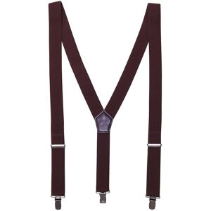 Premier Unisex Clip-On Trouser Braces (Brown) - One Size Premier Unisex Clip-On Trouser Braces (Brown) - One Size