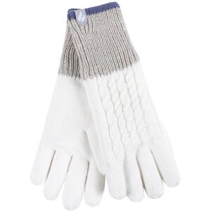Heat Holders Womens - Ladies Thermal Gloves For Winter In Kisdon Style - Cream - Size Small/medium Heat Holders Womens - Ladies Thermal Gloves For Winter In Kisdon Style - Cream - Size Small/medium