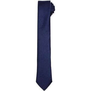 Premier Unisex Adult Slim Tie (Navy) - One Size Premier Unisex Adult Slim Tie (Navy) - One Size