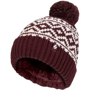 Heat Holders Womens Ladies Patterned Turnover Bobble Hat Heat Holders Womens Ladies Patterned Turnover Bobble Hat