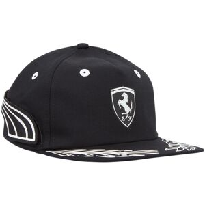 Puma Mens Scuderia Ferrari X Joshua Vides Flat Brim Cap - Black Cotton - One Size Puma Mens Scuderia Ferrari X Joshua Vides Flat Brim Cap - Black Cotton - One Size