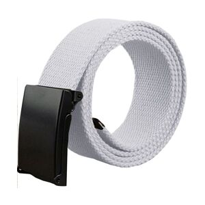 Kruze By Enzo Mens Belts - White Canvas - Size Medium/large