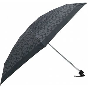 Coach Womens Uv Signature Mini Umbrella - Grey - One Size Coach Womens Uv Signature Mini Umbrella - Grey - One Size