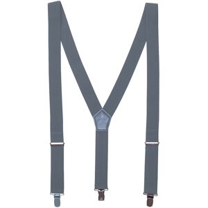 Premier Unisex Clip-On Trouser Braces (Steel) - Grey - One Size Premier Unisex Clip-On Trouser Braces (Steel) - Grey - One Size
