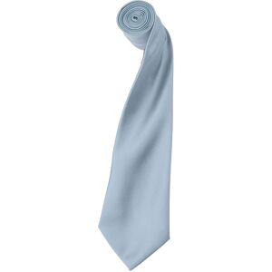 Premier Narrow Blue Satin Tie - Tie Premier Narrow Blue Satin Tie - Tie