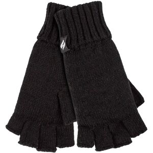 Heat Holders Womens Ladies Solid Knitted Fingerless Gloves Heat Holders Womens Ladies Solid Knitted Fingerless Gloves